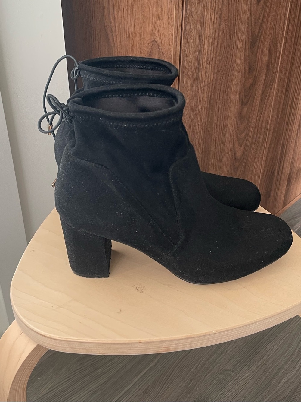 Black Suede Ankle Boots